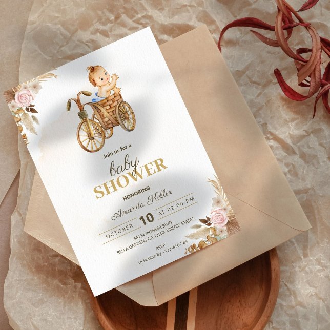 Boho Baby Shower Invitation (Creator Uploaded)