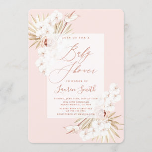 Boho Baby Shower Invitation