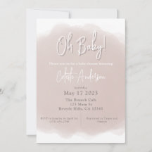 Boho Baby Shower Invitation