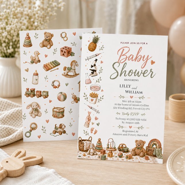 Boho Baby Shower Invitation IVF Journey (Creator Uploaded)