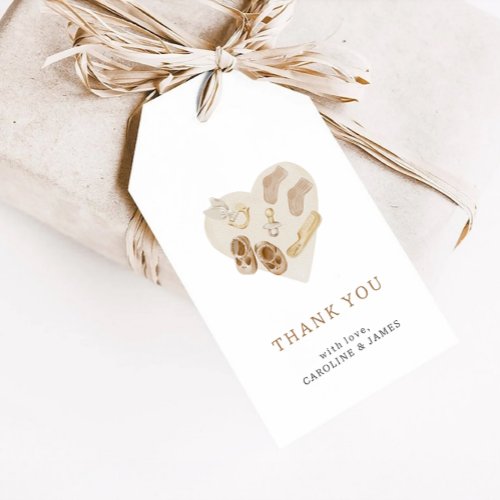 Boho Baby Shower Thank You Gift Tags