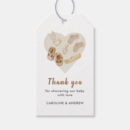 Boho Baby Shower Thank You Gift Tags