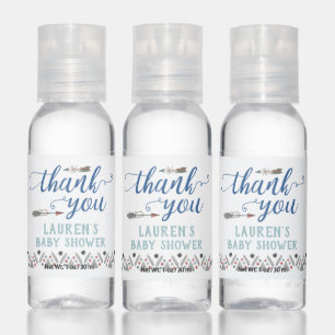 Boho Baby Shower Thank You Hand Sanitizer