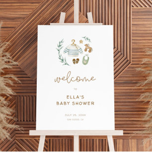 Boho Baby Shower Welcome Sign