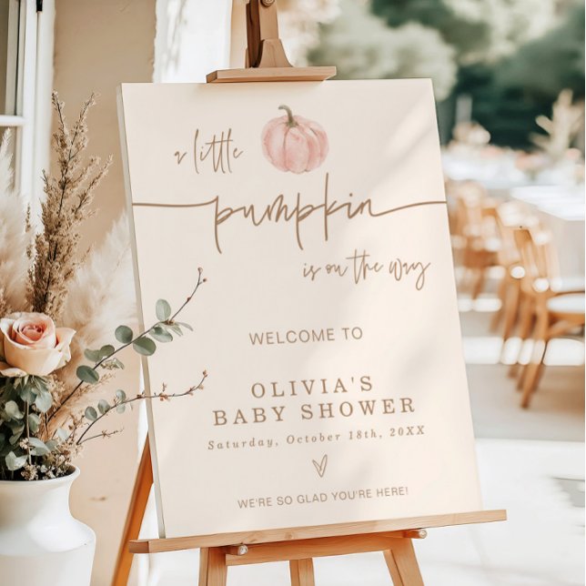 Boho Baby Shower Welcome Sign, Modern Pampas Grass Foam Board (Creator Uploaded)