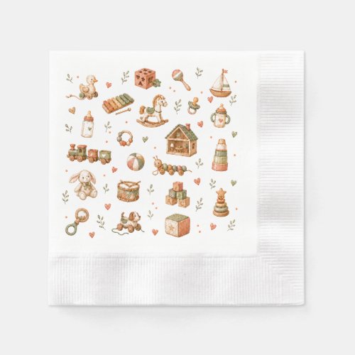 Boho Baby Toys  Napkins