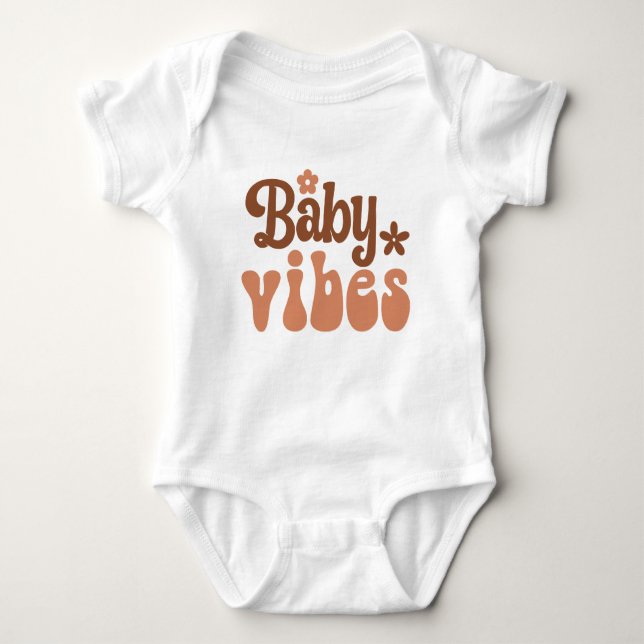 Boho Baby Vibes  Bodysuit (Front)