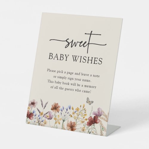 Boho Baby Wishes Signs