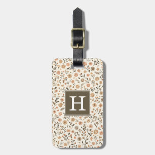 Boho Background Luggage Tag