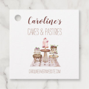 Boho Baking Bakery Boutique, Cupcakes & Pastries G Favor Tags
