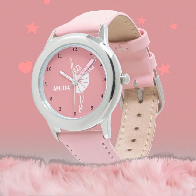 Boho Ballerina Ballet Tutu Girl Practice Pink  Watch (Creator Uploaded)