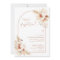 Boho Baptism Invite, Pampas Grass Boho Christening