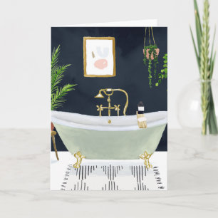 Boho Bath Card