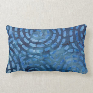blue batik pillows