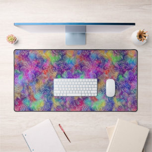 Boho Batik Botanicals Beautiful Desk Mat