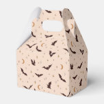 Boho Bats and Stars Halloween Pattern Favor Boxes