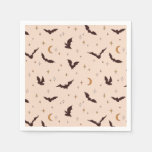 Boho Bats and Stars Halloween Pattern Napkins