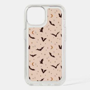 Boho Bats and Stars Halloween Pattern iPhone 15 Case