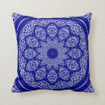 Boho Bazaar Mix &amp; Match Cobalt &amp; Orange Throw Pillow