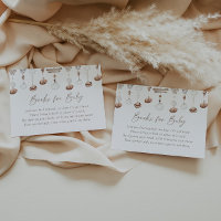 Boho Beach Books for Baby Enclosure Card