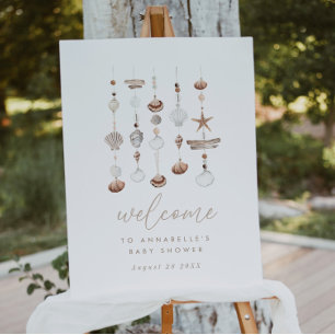 Boho Beach Shell Foam Board