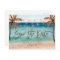 boho beach wedding save the date postcard