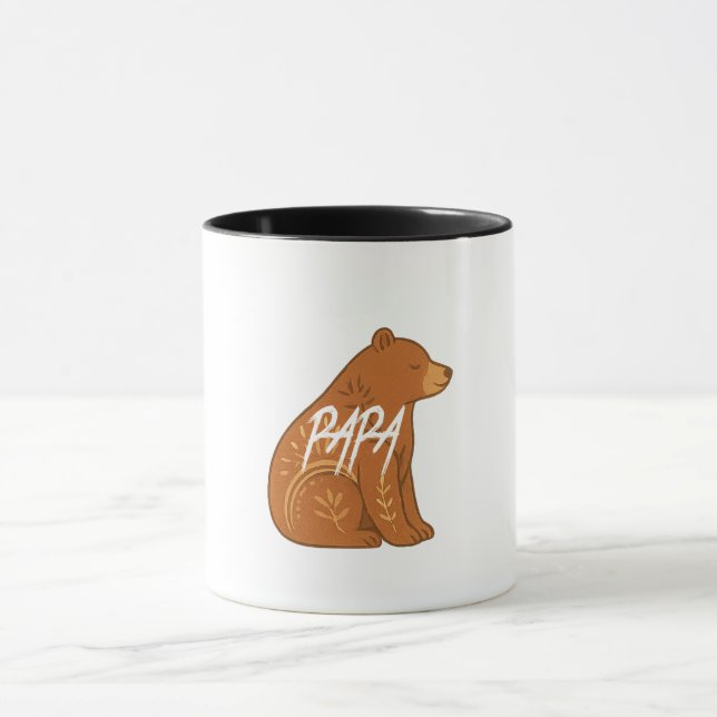  Boho Bear Papa Mug (Center)