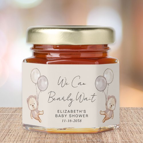 Boho Bearly Wait Teddy Bear Baby Shower