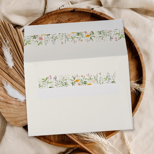 Boho Beige Wildflower Envelope (Creator Uploaded)
