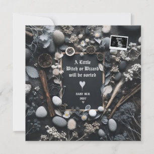 Boho Black Pregnancy Announcement    Baby Reveal