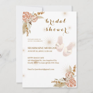 Boho Bliss Bridal Shower Invitation