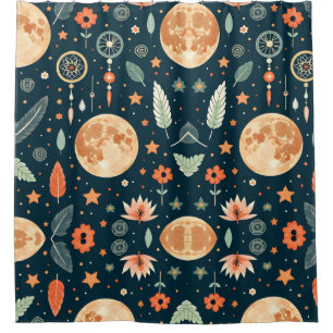 "Boho Bliss Shower Curtain 