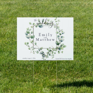 Boho Bliss Wedding Sign