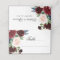 Boho Bloom | Burgundy Red Blush Navy Blue Bouquet