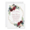 Boho Bloom | Elegant Red Rose Floral Sweet Sixteen