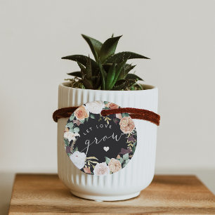 Boho Blooms Let Love Grow Plant or Seed Favor Tags