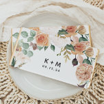 Boho Blooms Modern Floral Wedding Monogram Hershey Bar Favors<br><div class="desc">Delight your guest with a sweet treat with these boho chic event or wedding favor chocolates. Design features watercolor botanical foliage and pastel earth tone flowers in shades of peach, sage green, ivory, and white, framing your initials or monogram and event date in modern lettering. Designed to coordinate with our...</div>
