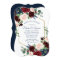 Boho Blooms | Rustic Navy Blue and Burgundy Shower