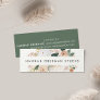 Boho Blooms Watercolor Floral Mini Business Card