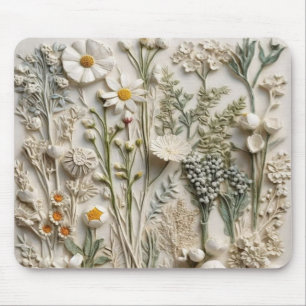 Boho Blossoms Mouse Pad