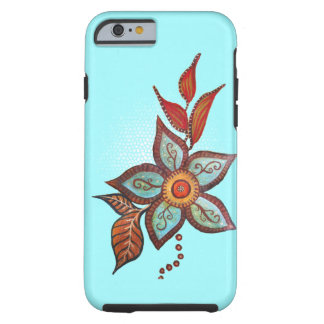 Boho Blue Tough iPhone 6 Case