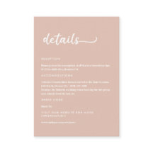 Boho Blush Beige Trendy Script