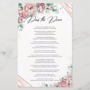 Boho Blush floral peonies eucalyptus Pass The Poem