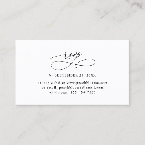 Boho Blush Minimalistic Wedding Online RSVP Cards - Designed to coordinate with our Stylish Script wedding collection, this customizable Online Rsvp card, features a sweeping script calligraphy text paired with a classy serif font in black and a neutral boho blush back. Matching items available.