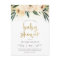 Boho Blush Pink & Brushed Gold Script Baby Shower