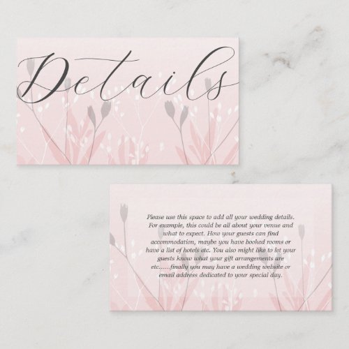 Boho Blush Pink Foliage Wedding Details 