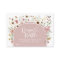 Boho Blush Wildflower Diaper Raffle Baby Girl