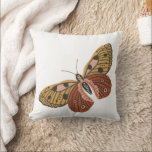 Boho Bohemian Butterfly Sun Moon Reversible Throw Pillow<br><div class="desc">Boho-inspired reversible butterfly sun and moon design throw pillow in dusty pink, mustard yellow and rust orange. This design is reversible, giving you two different options with one pillow. One side is printed with butterfly. The reverse side is printed with moon, sun and the butterfly. This Boho throw pillow is...</div>