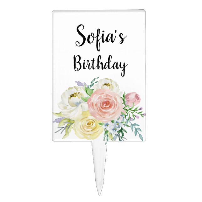 boho, boho chic floral, Cakepick (Front)