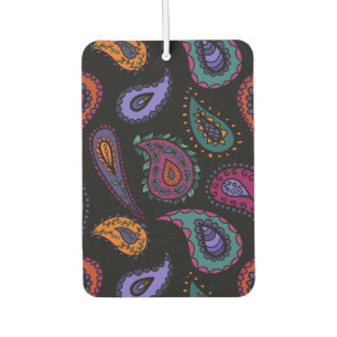 Boho Bold Paisley Beauty Two Sided Patterns Air Freshener